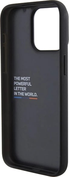 Mbështjellës BMW Tricolor M Collection për iPhone 15 Pro, i zi