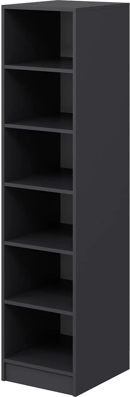 Dollap me rafte, ngjyrë antracit, Skye Decor, 190 cm