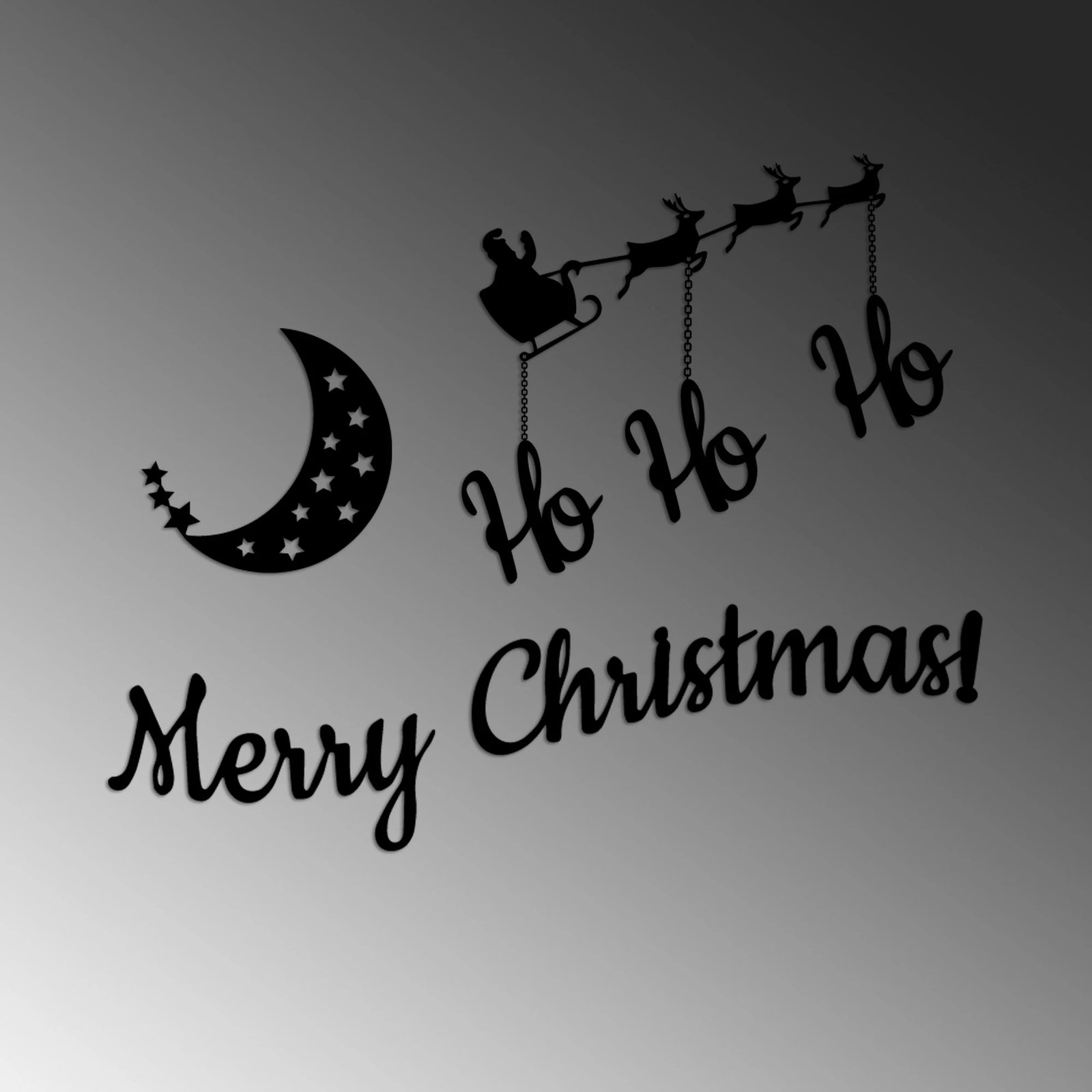 Aksesor dekorativ metalik për mur, Wallity, Vit i Ri 1 Aksesor dekorativ metalik për mur, Wallity, Vit i Ri 1