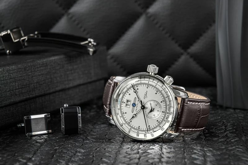 Orë dore për meshkuj Zeppelin, e zezë