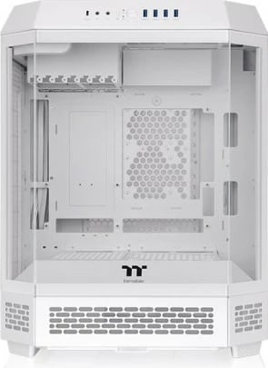 Kasë kompjuteri, Thermaltake The Tower 600 TG CA-1Z1-00M6WN-00, Midi Tower, për ATX/E-ATX/mATX/Mini ITX, xham i temperuar, e bardhë