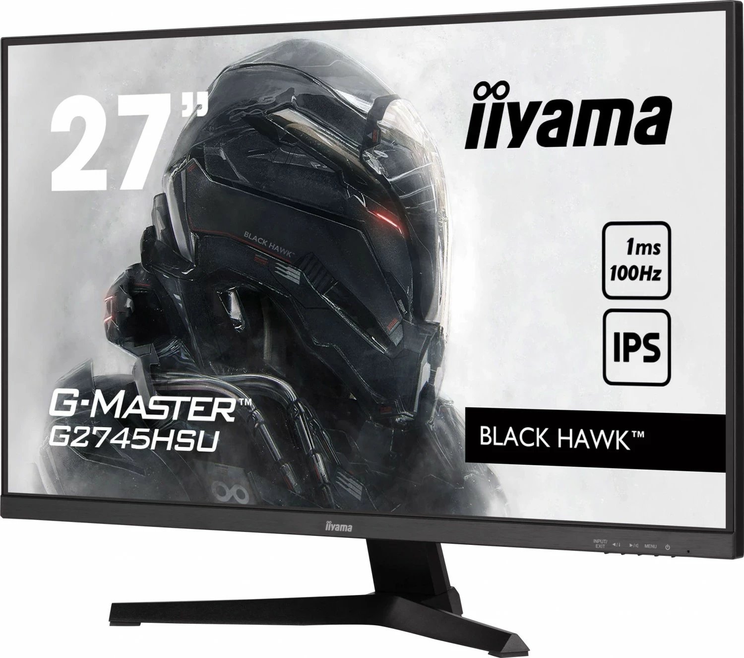 Monitor iiyama G-Master G45HSU-B2, 27'', IPS, Full HD, 1ms, 100Hz, e zezë
