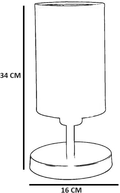 Llambë tavoline Opviq, Rumeli - 8842-1P, ngjyrë e zezë