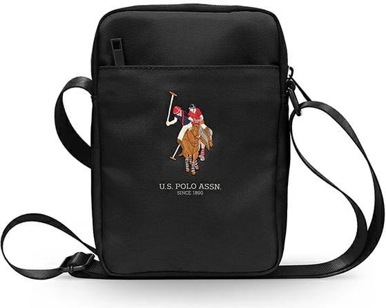 Çantë krahu U.S. Polo Assn. USTB8PUGFLBK për tabletë/notebook 8", najlon, e zezë