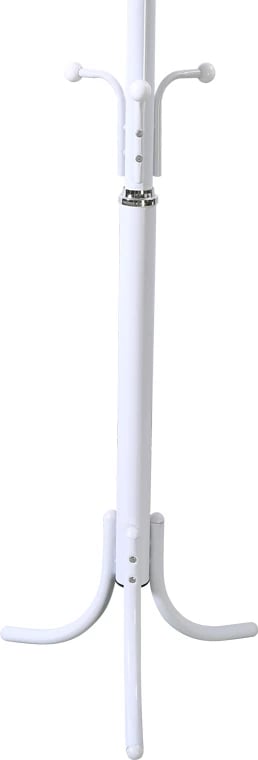 Varëse palltosh Mendora, metalike, ngjyrë e bardhë, 40x40x180cm