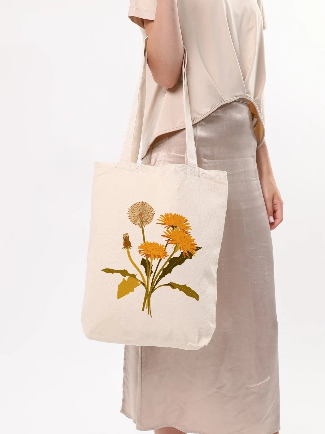 Qese tote Zoozie Bags, 1981, ngjyrë krem