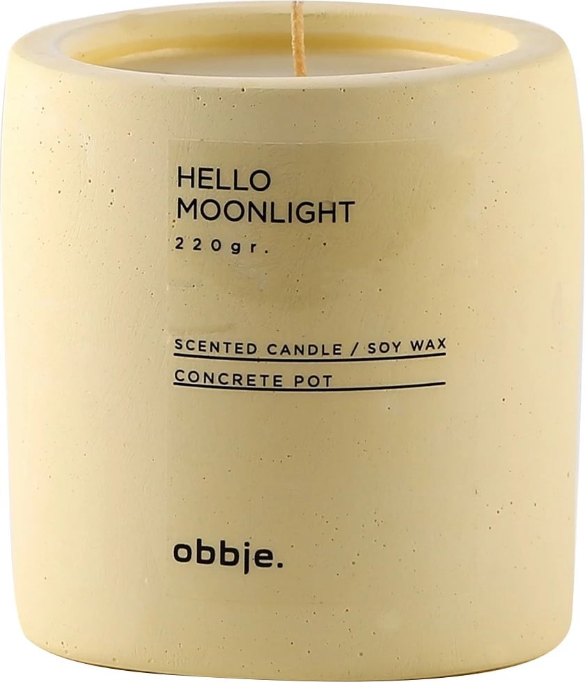 Qiri aromatik Hello Moonlight, ngjyrë e verdhë, 8.5x9cm