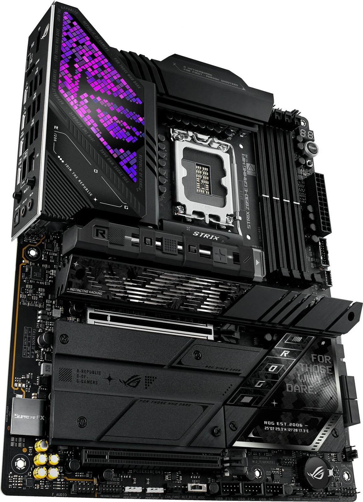 Pllakë amë ASUS ROG STRIX Z890-E GAMING WIFI, Intel, LGA 1851, DDR5, 192 GB