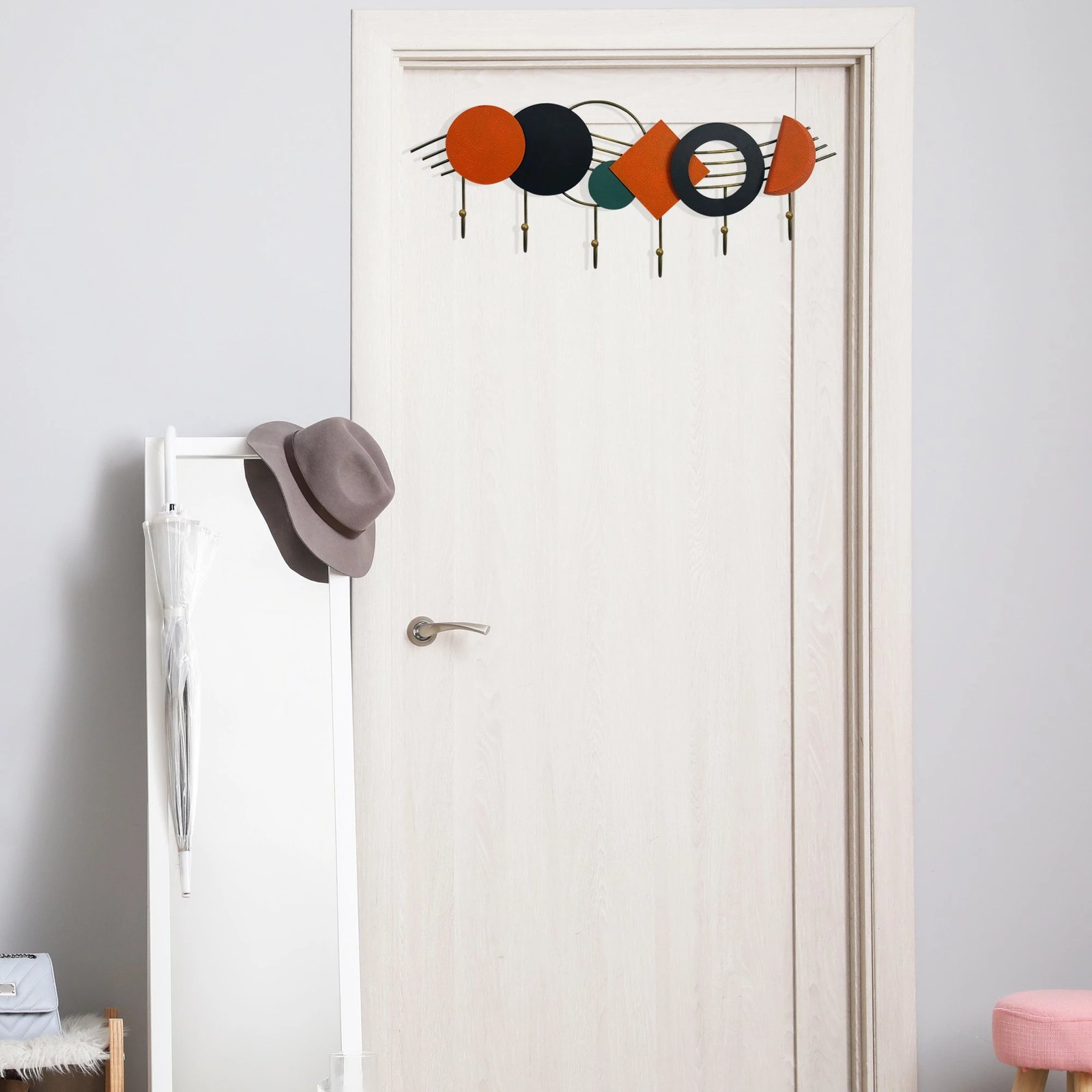 Varëse muri prej metali, shumëngjyrëshe, Wallity Mualla, 59x24cm