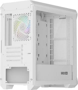 Kasë Natec Genesis IRID 503 ARGB LITE, Micro Tower, ARGB, e bardhë Kasë Natec Genesis IRID 503 ARGB LITE, Micro Tower, ARGB, e bardhë