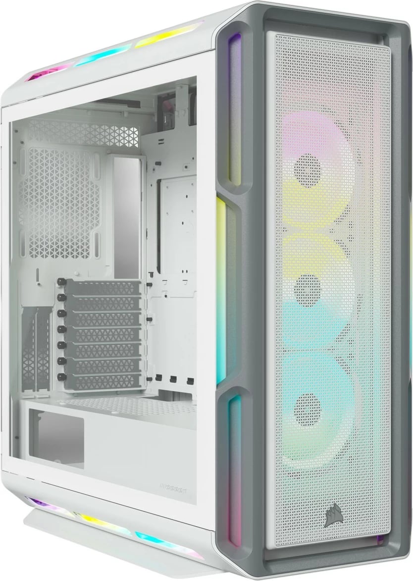 Kasë Corsair iCUE 5000T RGB TG, Midi Tower, e bardhë