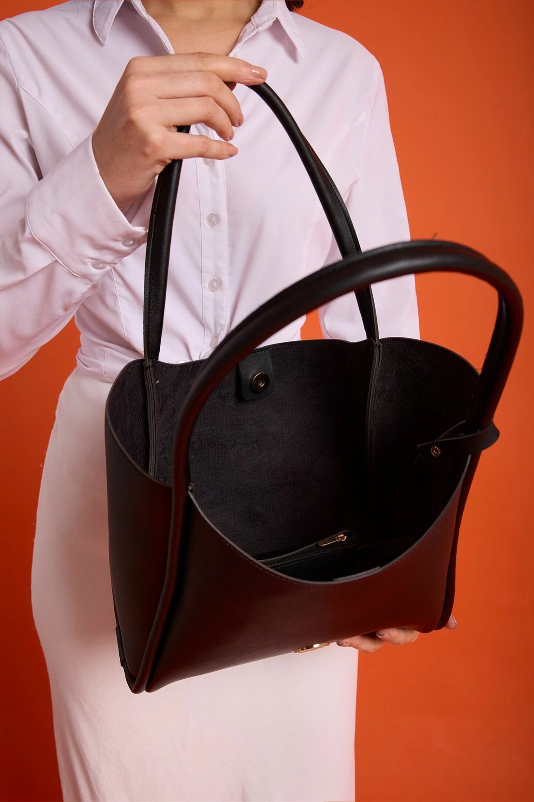Çantë krahu Zoozie Bags, Athinë, e zezë