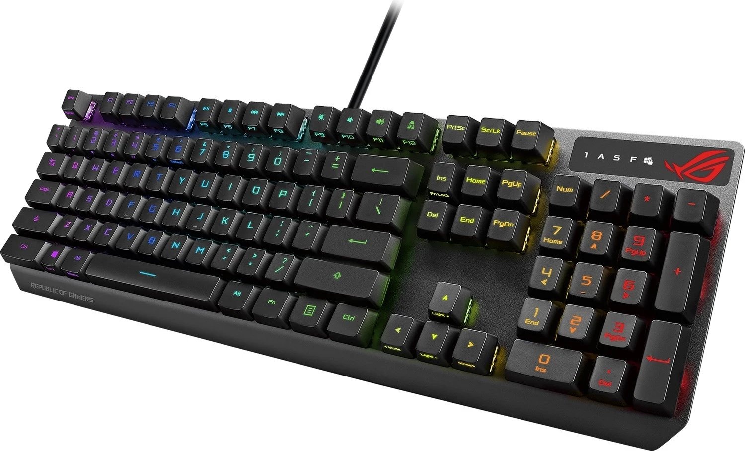 Tastierë Asus ROG Strix Scope RX, RGB, optiko-mekanike, e zezë