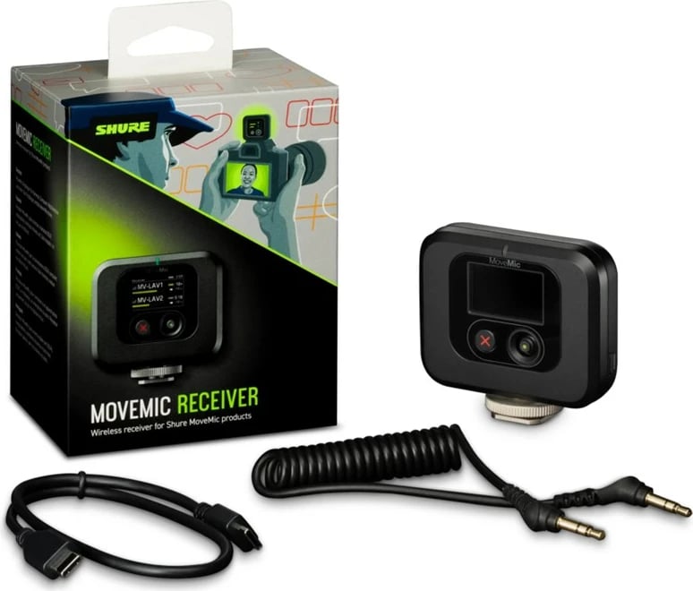 Mikrofon pa tela SHURE MV-R-Z6, montim për kamera, e zezë