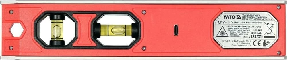 Nivel lazer Yato YT-30340, Alumini, 20 mm, 200 g