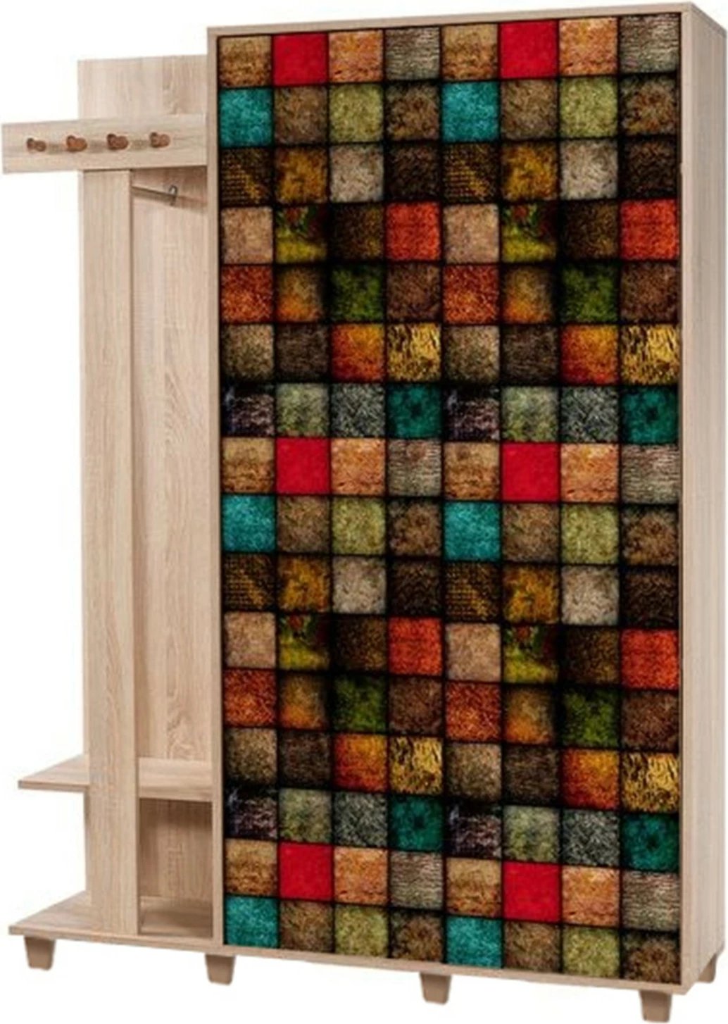 Stendë korridori, ngjyrë lisi Sonoma, dizajn modern, Garmanto 135-723