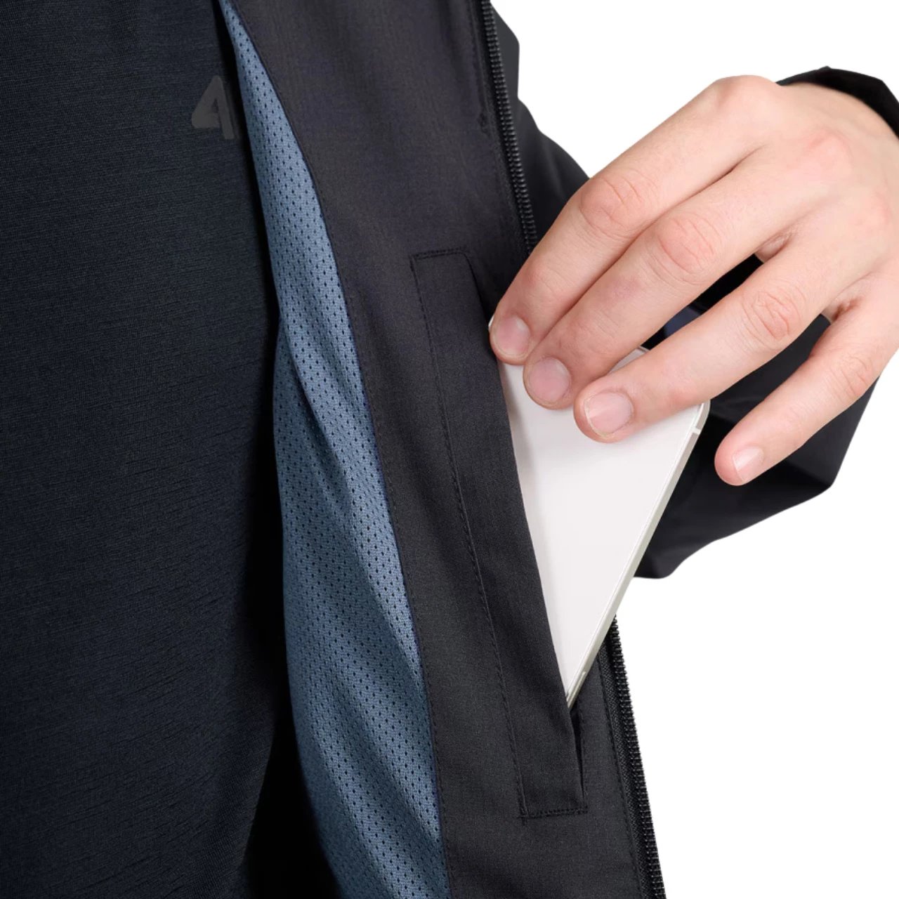 Jakne trekking për meshkuj 4F, kaltër