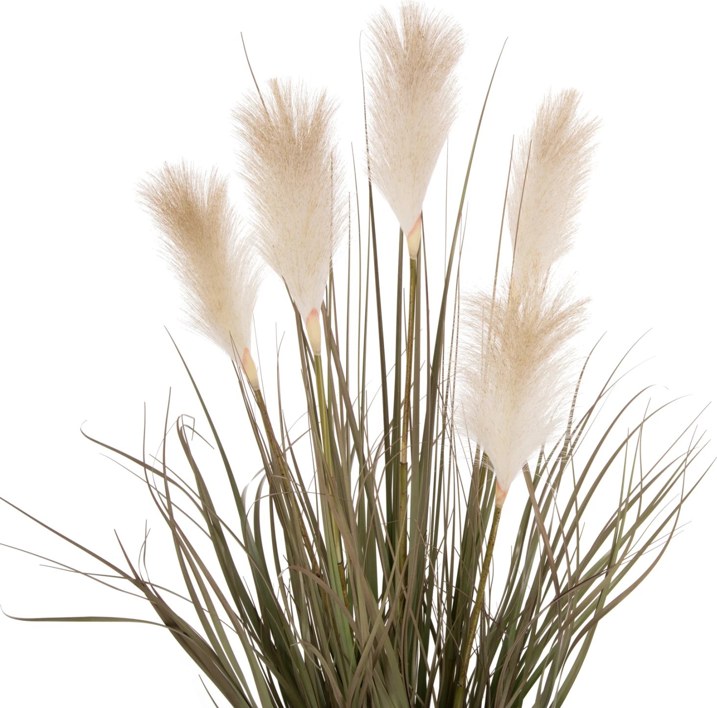 Bimë sintetike dekorative në vazo FH4014 bar + pupla Φ14,5x12,5-95Hcm