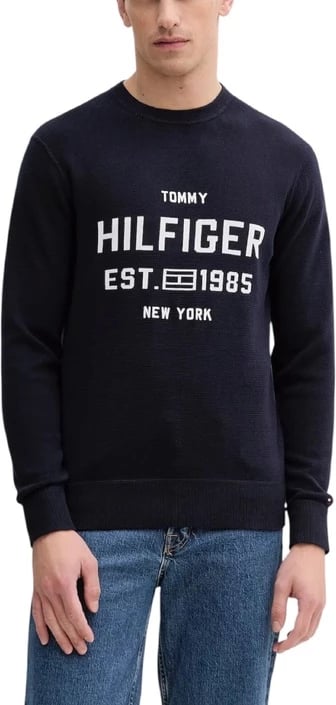 Maicë me mëngë të gjata Tommy Hilfiger për meshkuj, blu