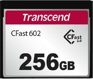 Kartë memorie Transcend CFast 2.0 TS16GCFX602, 16GB, MLC, e zezë