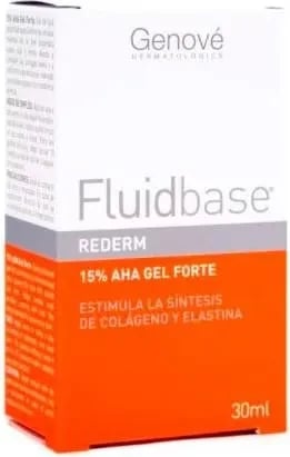 Xhel për fytyrë unisex Genové Fluidbase Rederm 15% AHA 30ml