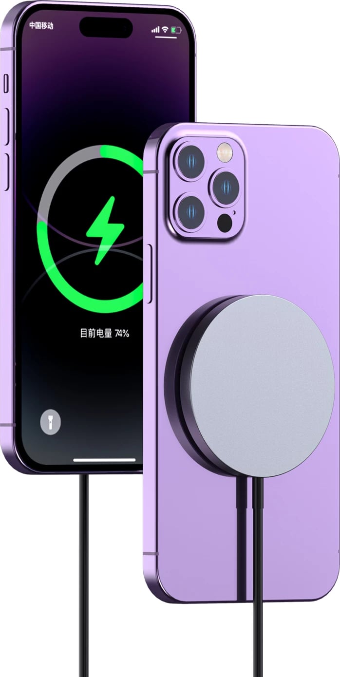 Karikues pa tela MagSafe, Dudao A12XS, 15W, USB-C PD, e zezë