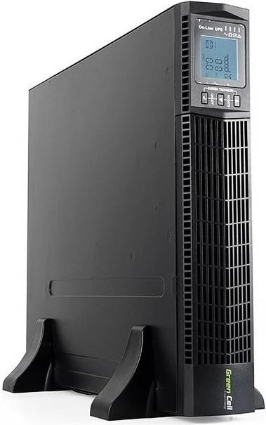 Kasë UPS Green Cell UPS14, 2000VA 1800W, për rack, LCD, E zezë Kasë UPS Green Cell UPS14, 2000VA 1800W, për rack, LCD, E zezë