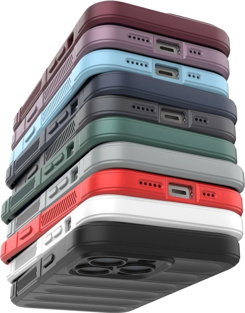 Mbështjellës Hurtel Magic Shield Case për iPhone 13 Pro Max, TPU, i kuq