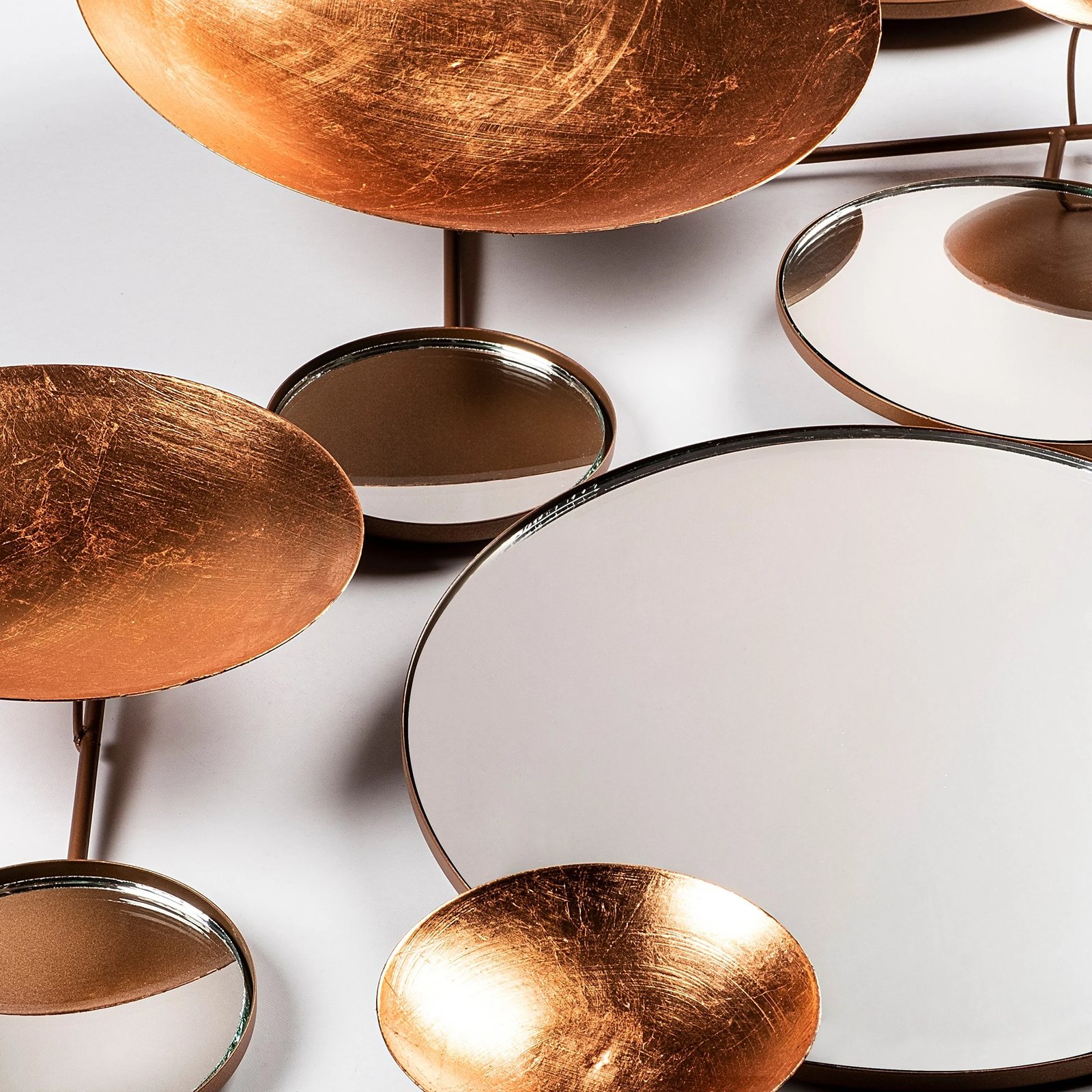 Aksesor dekorativ metalik për mur Wallity, Infinity - 2