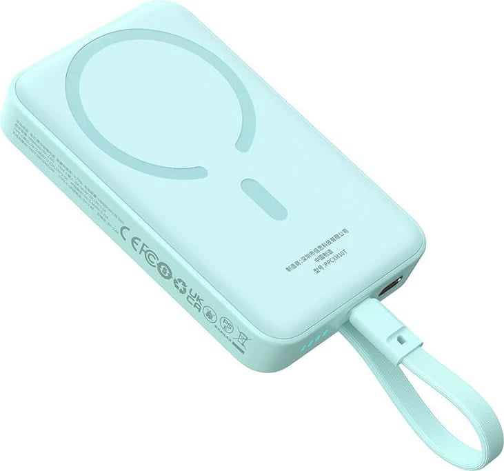 Powerbank Baseus Magnetic Mini 10000mAh, 30W, MagSafe, USB-C, blu