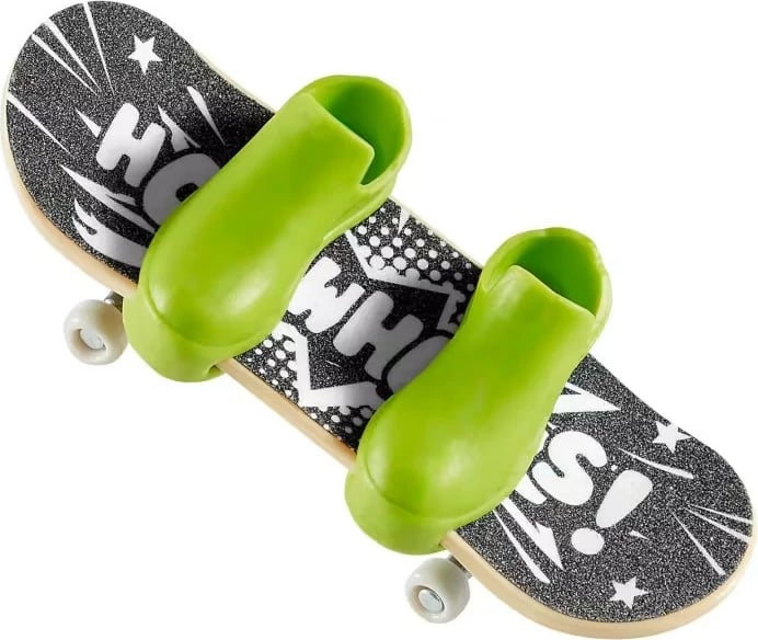 Deskorolkë gishti Hot Wheels Skate Tony Hawk Fkyin Comic me këpucë gishti, shumëngjyrëshe, set