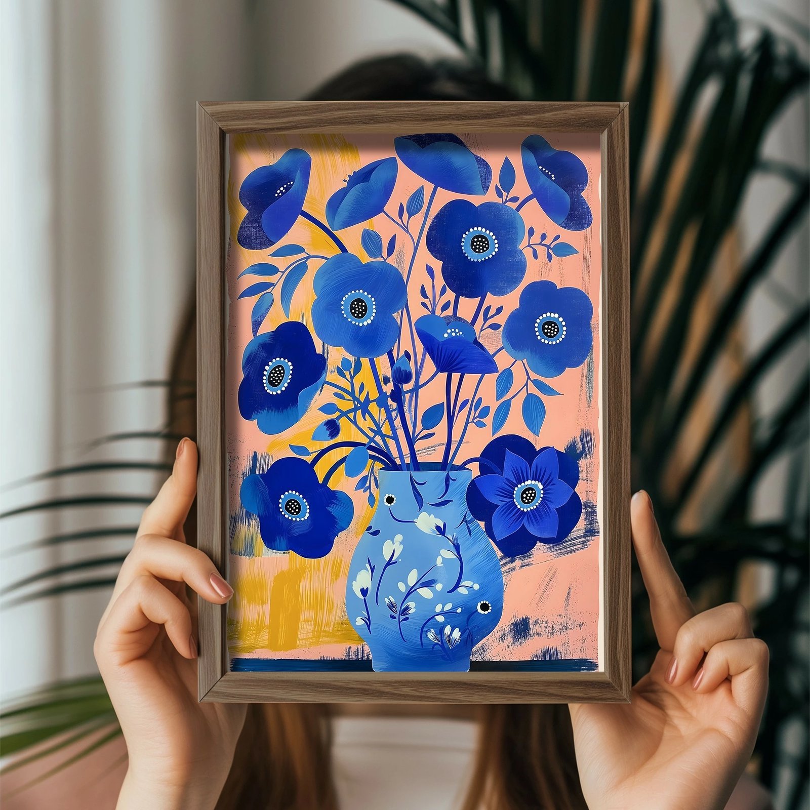 Pikturë dekorative me kornizë MDF, Wallity GE216-L, shumëngjyrëshe