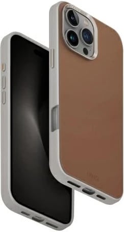 Mbështjellës UNIQ Lyden DS për iPhone 16 Pro Max 6.9", Magclick Charging, karamel/ivory