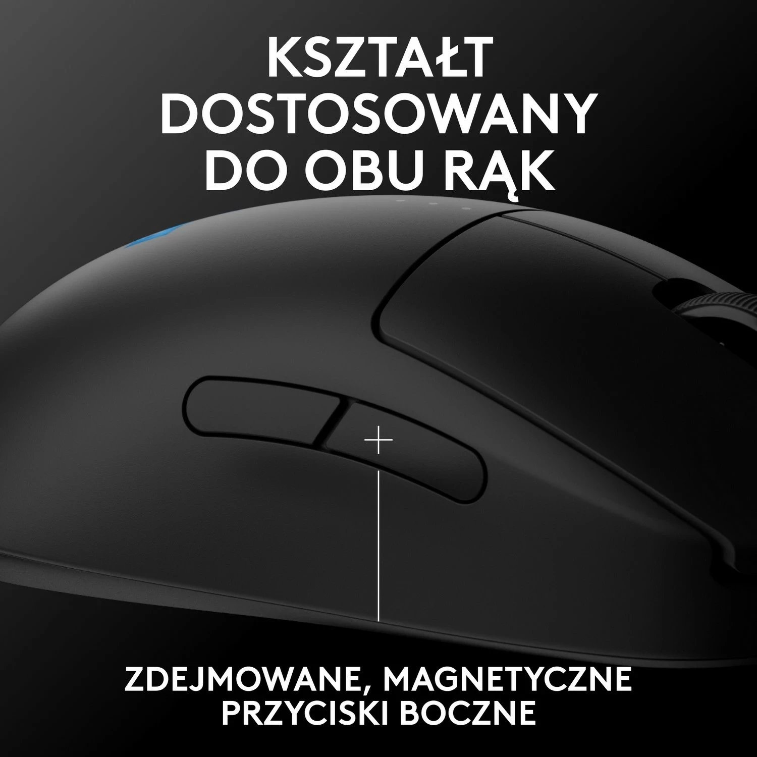 Maus Logitech G Pro 2 Lightspeed, RGB, i zi