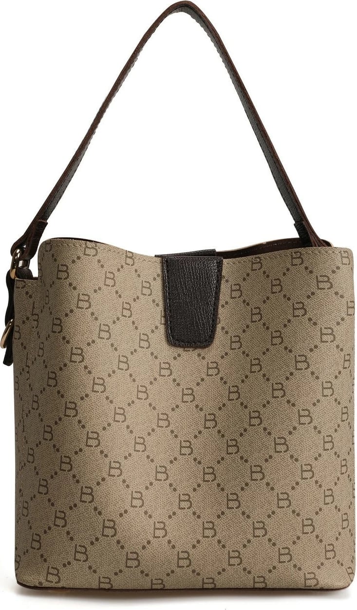 Çantë bucket Lucky Bees, krem, kafe, 328 v2