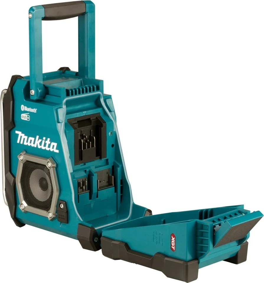 Radio Makita MR004G, Analog & digital, Blu