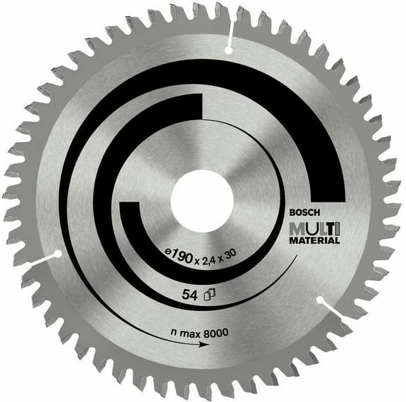 Disk prerës BOSCH Multi Material 200x30x54z, 2.4 mm