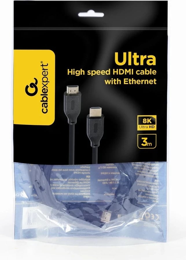 Kabllo HDMI GEMBIRD CC-HDMI8K-3M, e zeza