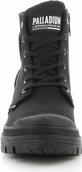 Këpucë Palladium Pallabase Twill për femra, të zeza Këpucë Palladium Pallabase Twill për femra, të zeza