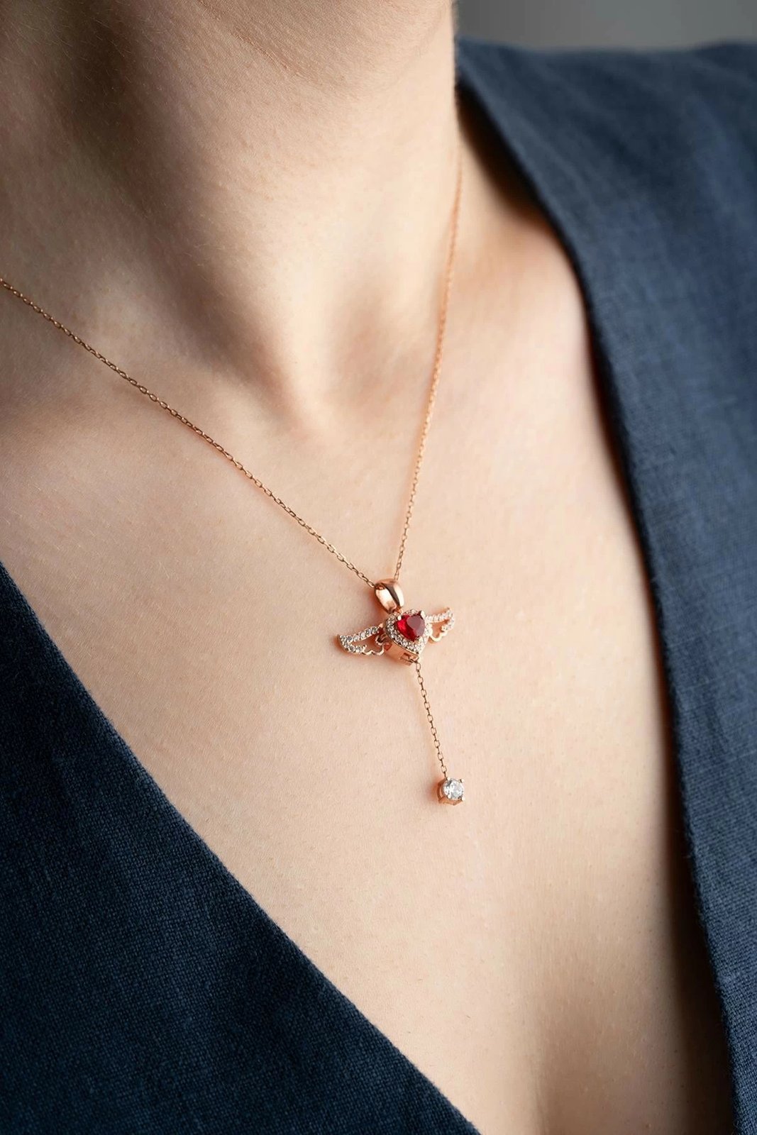 Varëse argjendi Jumeon, ngjyrë ari rozë dhe e kuqe, NRZ999466