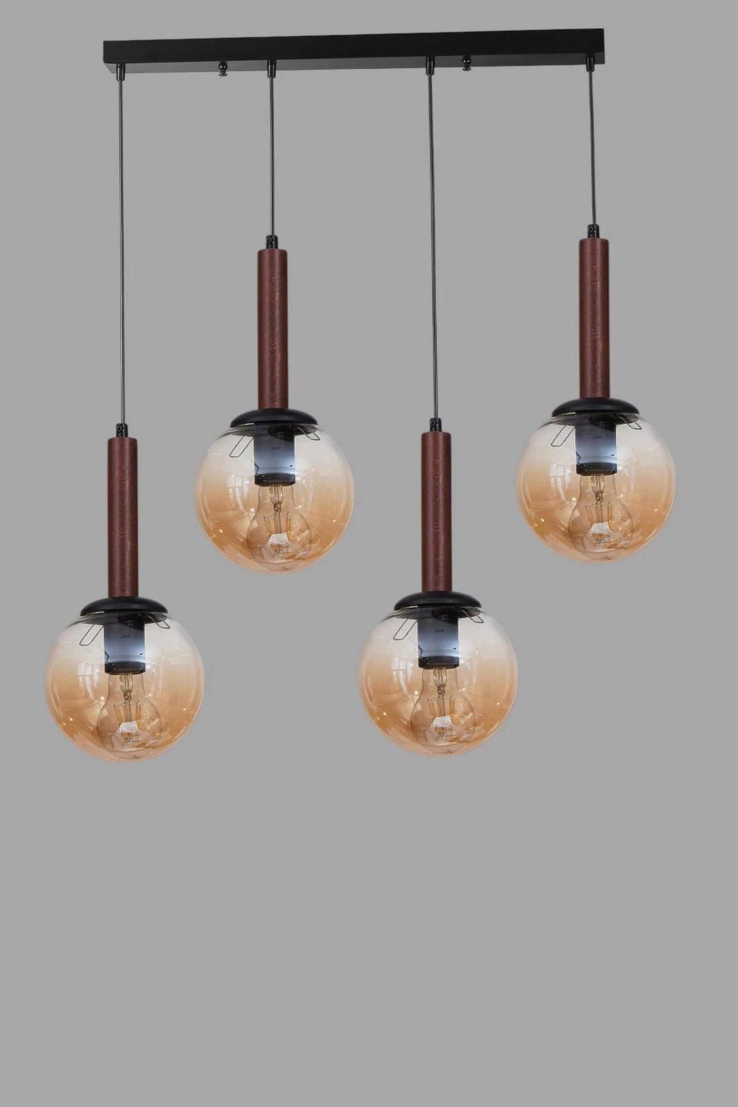 Llambë tavani Opviq, ngjyrë mjaltë dhe arre, 9070-6