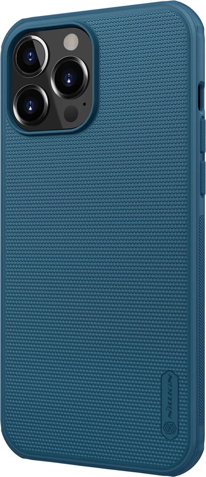 Mbështjellës Nillkin Super Frosted Shield për iPhone 13 Pro Max, kaltër
