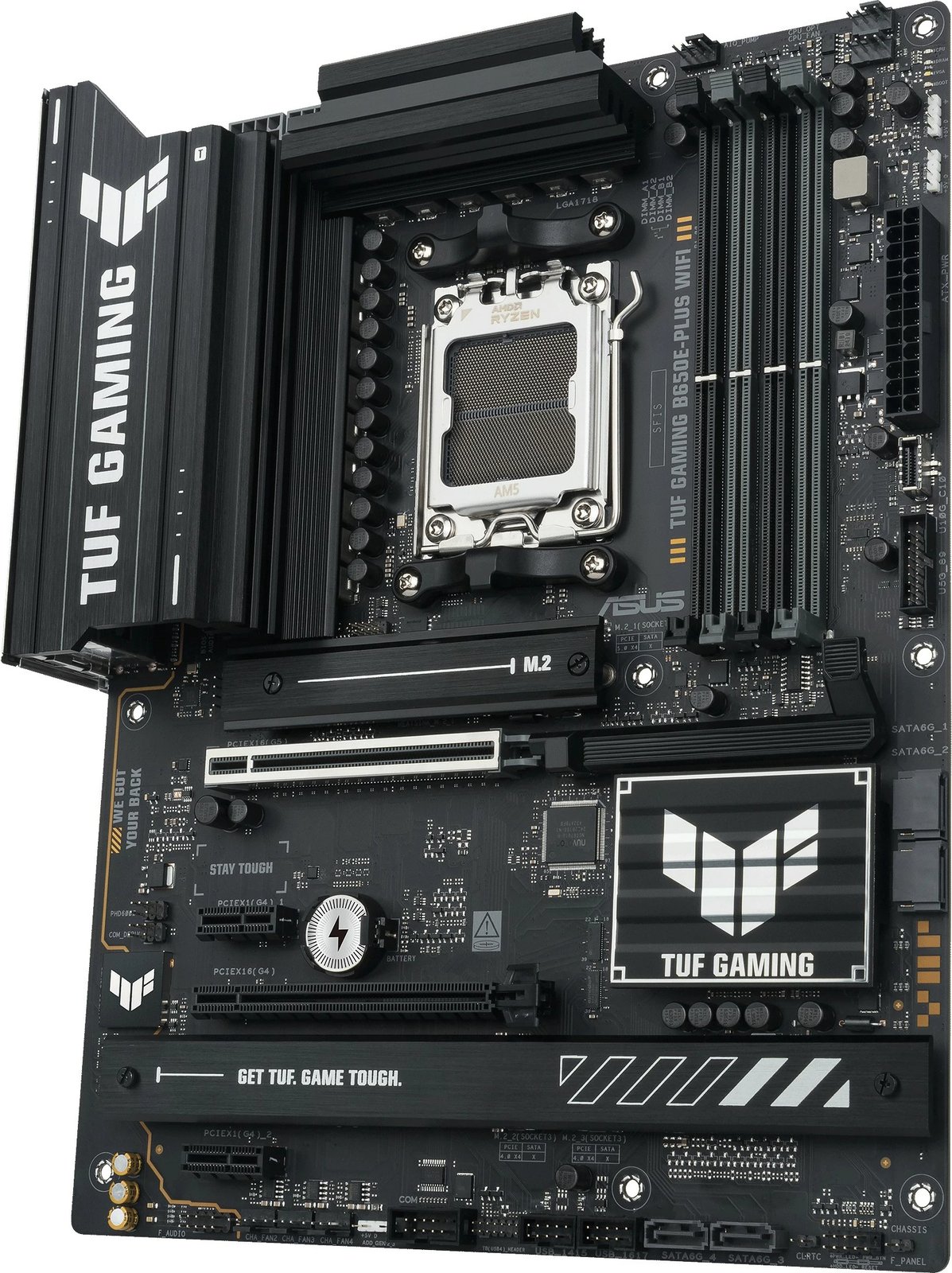 Pllakë amë ASUS TUF GAMING B650E-PLUS WIFI, Socket AM5, DDR5, 256GB Pllakë amë ASUS TUF GAMING B650E-PLUS WIFI, Socket AM5, DDR5, 256GB