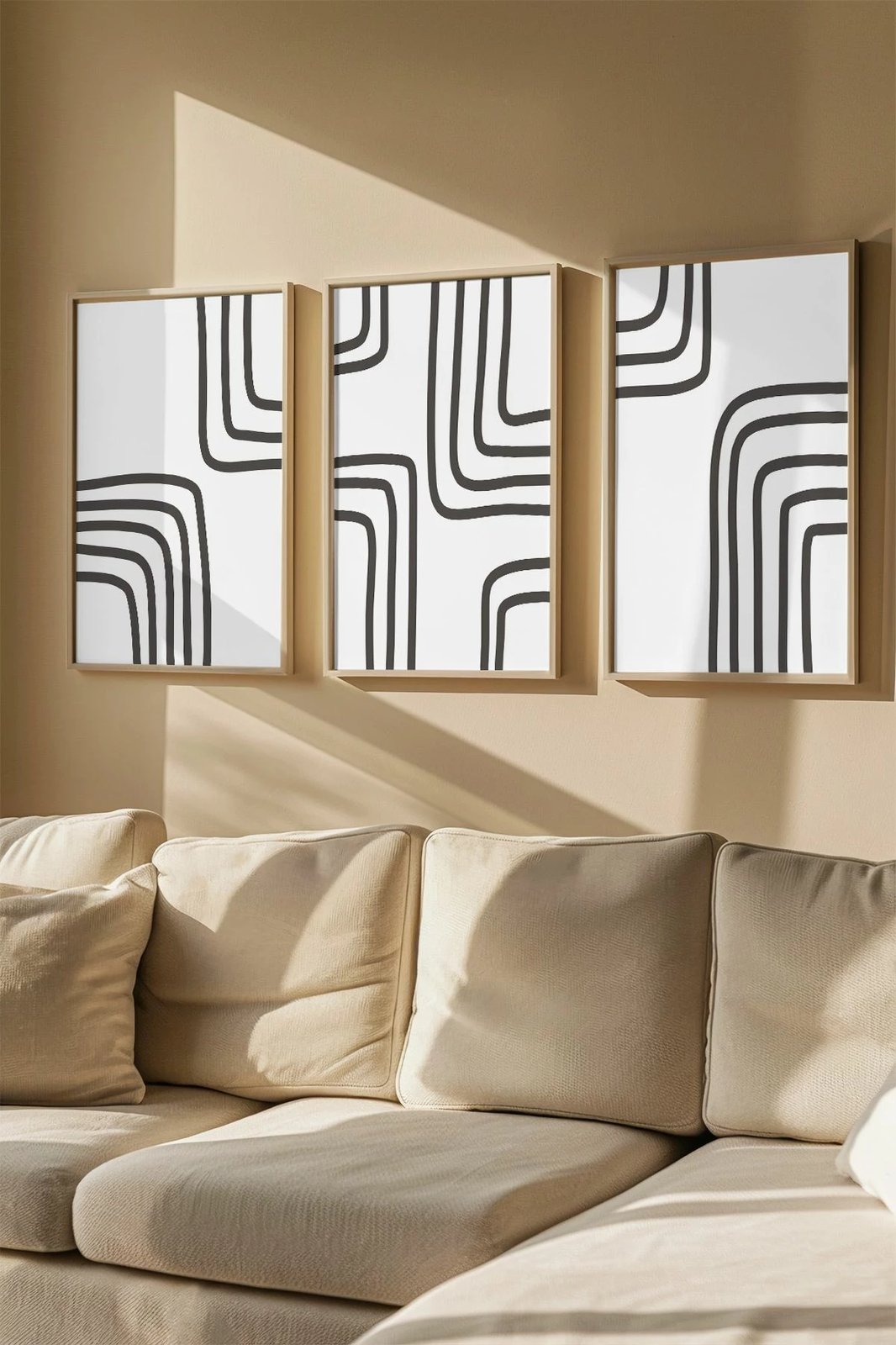 Pikturë dekorative me kornizë (3 copë), Wallity, Ersydata14-5070