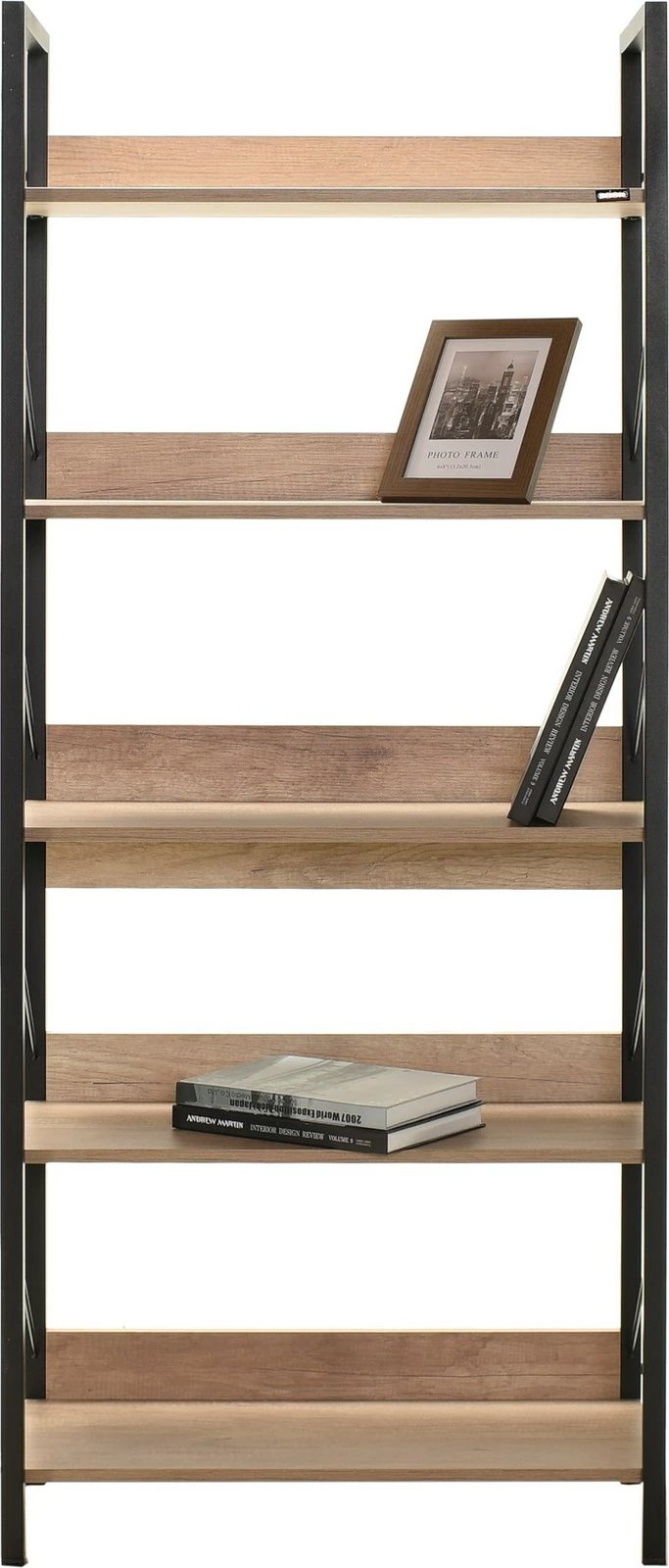 Raft librash Hanah Home, Ktp-850-Tt-1, ngjyrë arre dhe e zezë Raft librash Hanah Home, Ktp-850-Tt-1, ngjyrë arre dhe e zezë