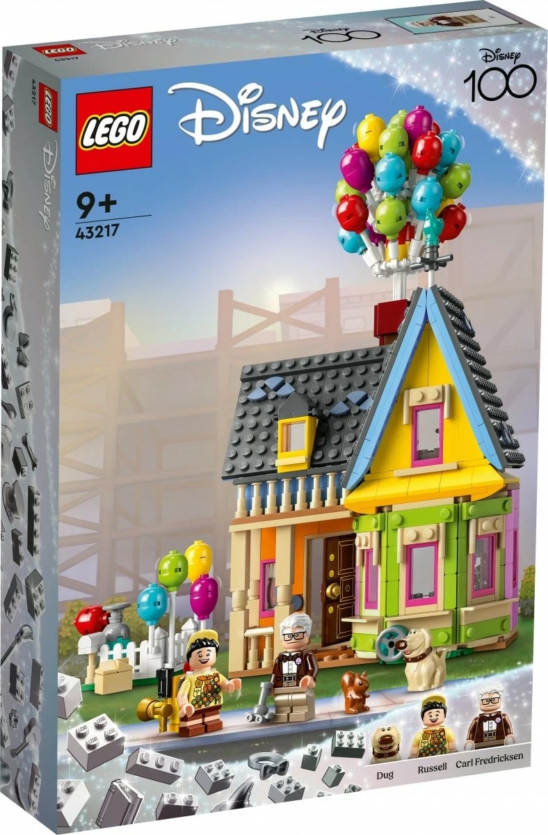 Set LEGO Disney Shtëpia nga filmi Up, 43217, 598 pjesë, shumëngjyrëshe