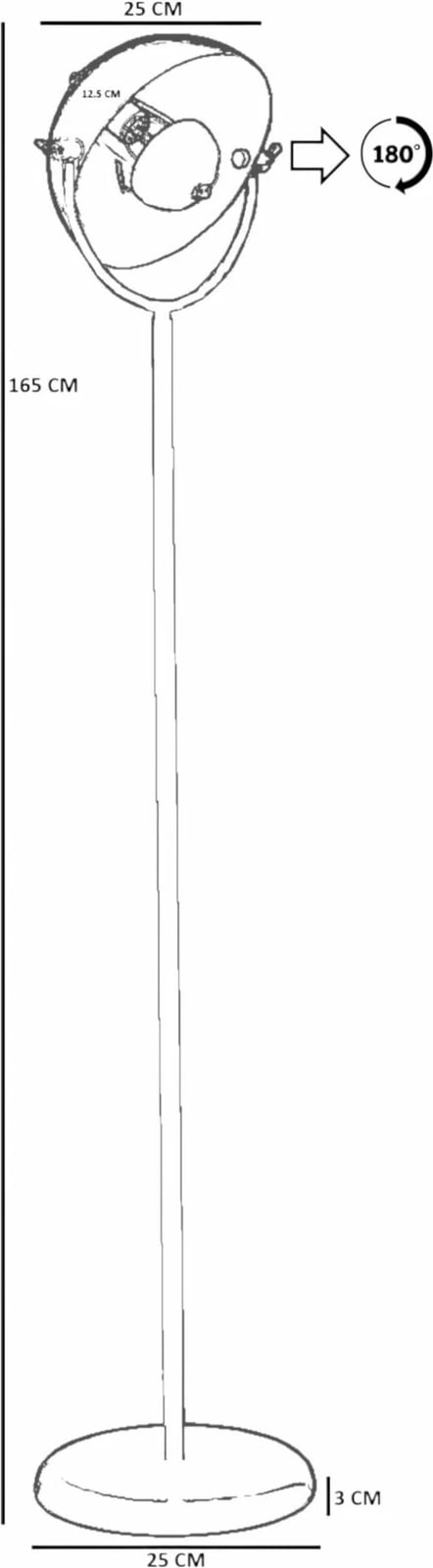 Llambë dyshemeje Opviq, portokalli, 8962-4