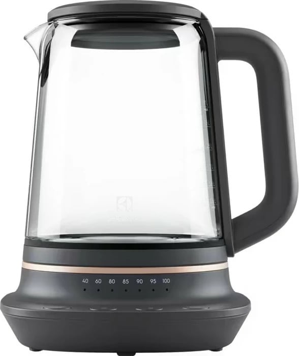 Zierës uji pa kabllo Electrolux E7GK1-8BP 1.7 L 2000 W qelq kontroll temperature infuzer çaji e zezë/transparente