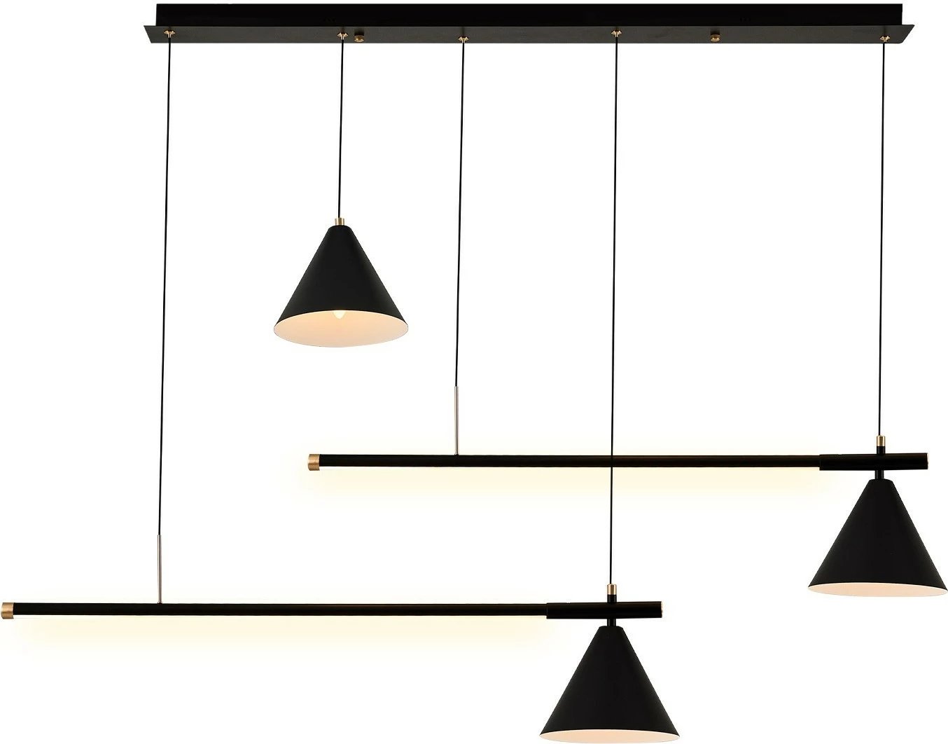 Llambë tavani Opviq, L1238, e zezë