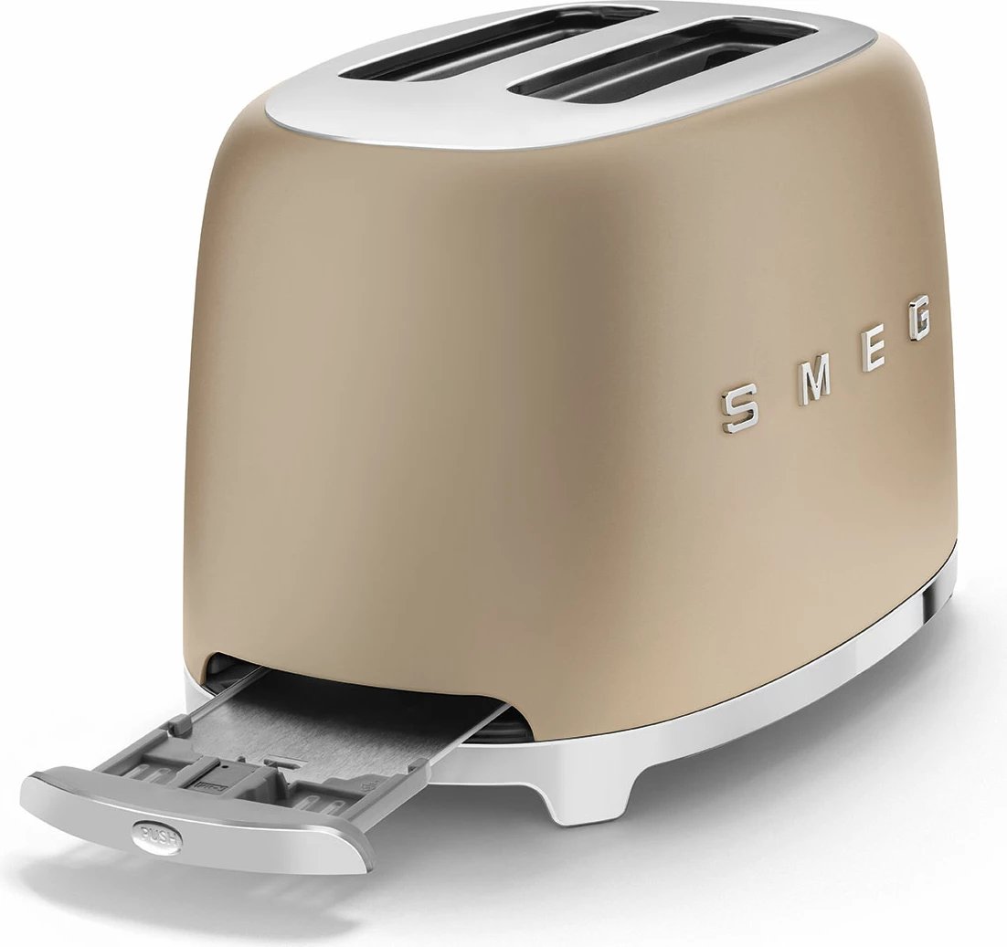 Thekëse buke SMEG TSF01CHMEU, bezhë